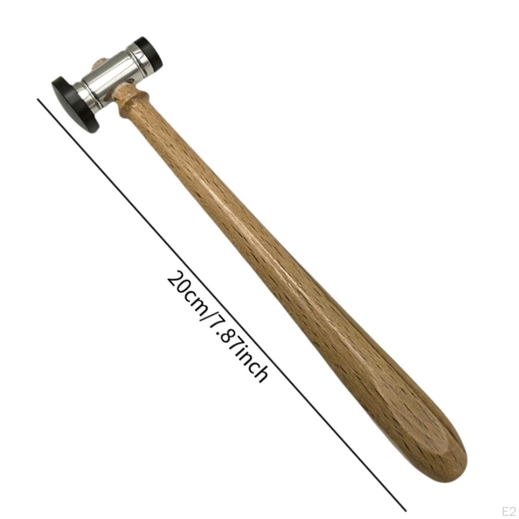 Gitarrenbundhämmer Bequemer Griff Doppelkopf Multifunktional für Bass Schmuck Heim Handwerkzeug