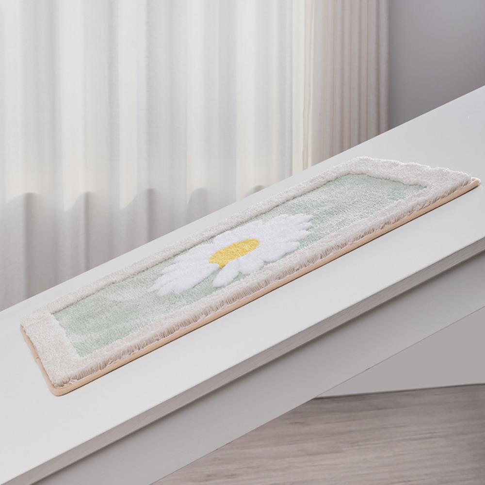 Toilet Door Cartoon Daisy Floor Mat Bathroom Non-slip Mat Bedroom Absorbent Foot Mat