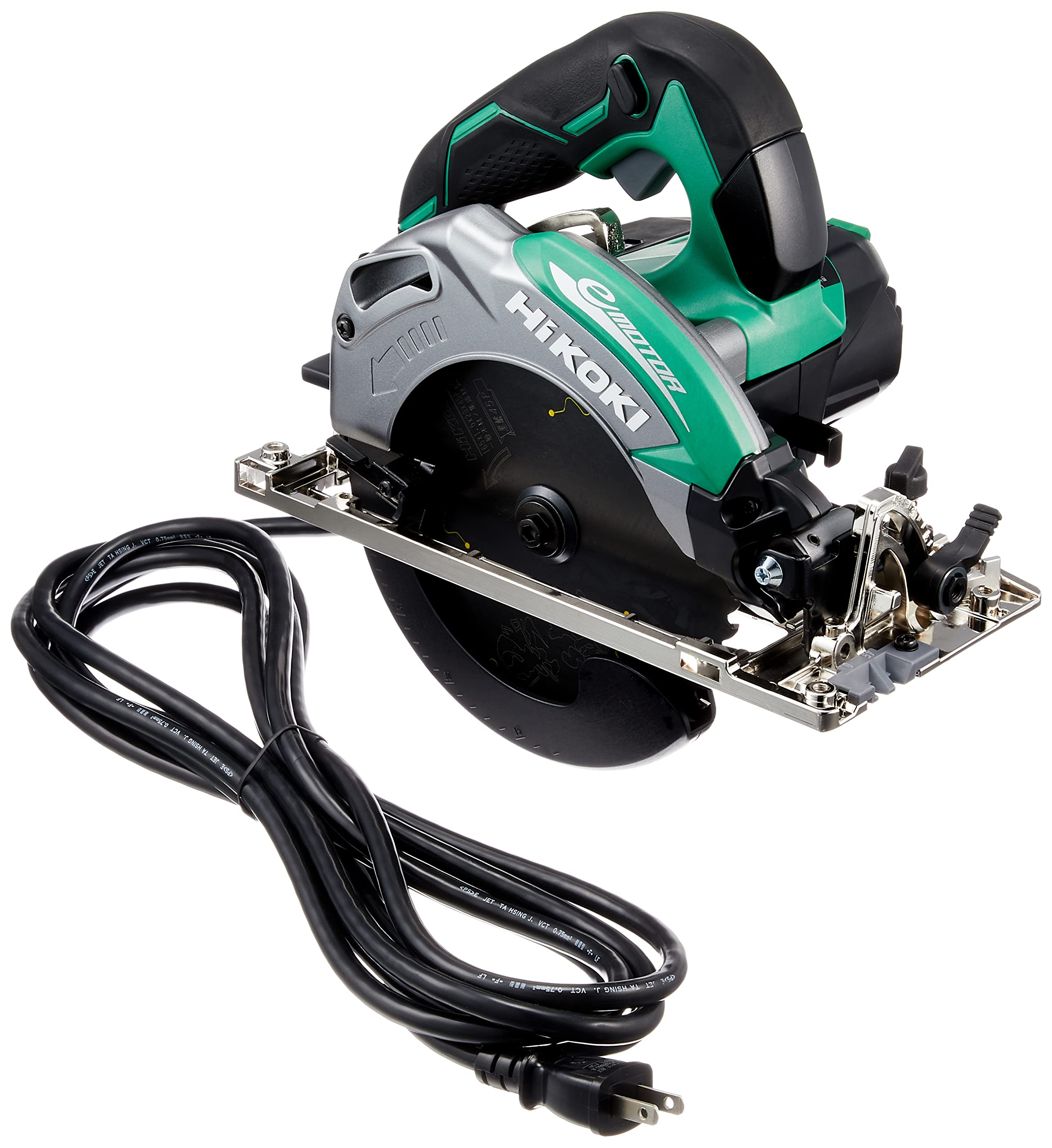 

HiKOKI Electronic Circular 165mm Blade Reverse Bevel Cutting Depth LED Super Tip Saw with Black Shachi Aggressive Deep-Cut Saw, Diameter, 1050W, 5°