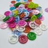 Colorful 2-Hole Pearl Buttons for Children's Clothing