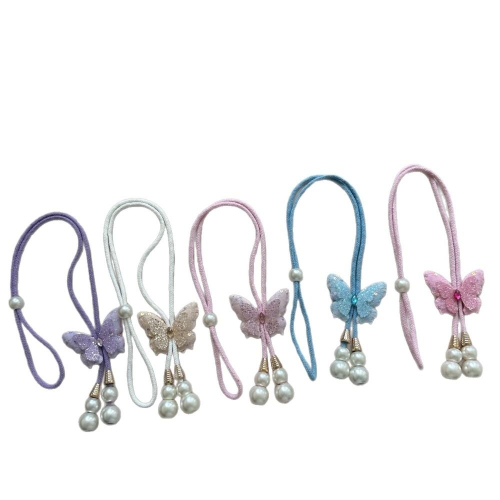 2PCS Creative Butterfly Curtain Tie Strap Adjustable Curtain Rope Curtain Tie Back Home Decor