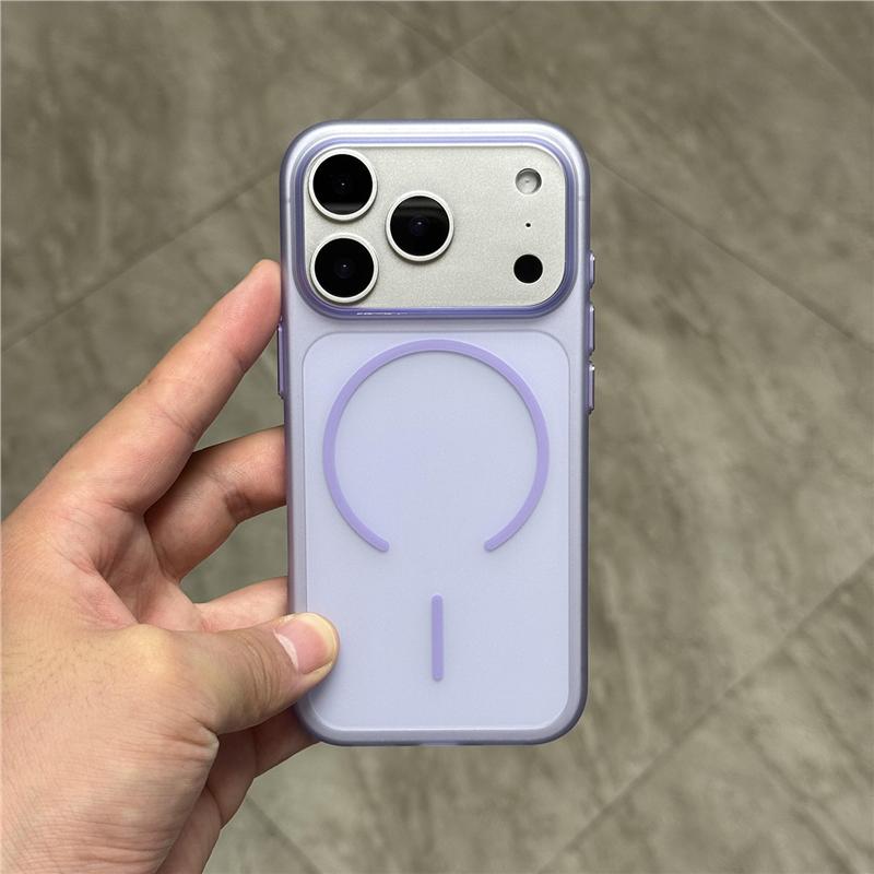 Ultra Thin Matte Translucent For Magsafe Wireless Charge Case for iPhone 17 Air 16 15 14 13 12 Pro Max Hard PC Magnetic Cover