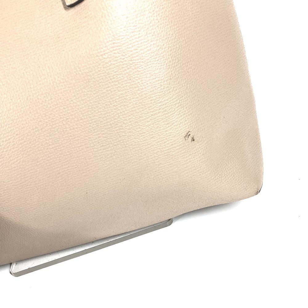 FENDI With porch Logo F-Is Bag Shoulder Bag Tote Bag Shoulder Bag Leather Beige