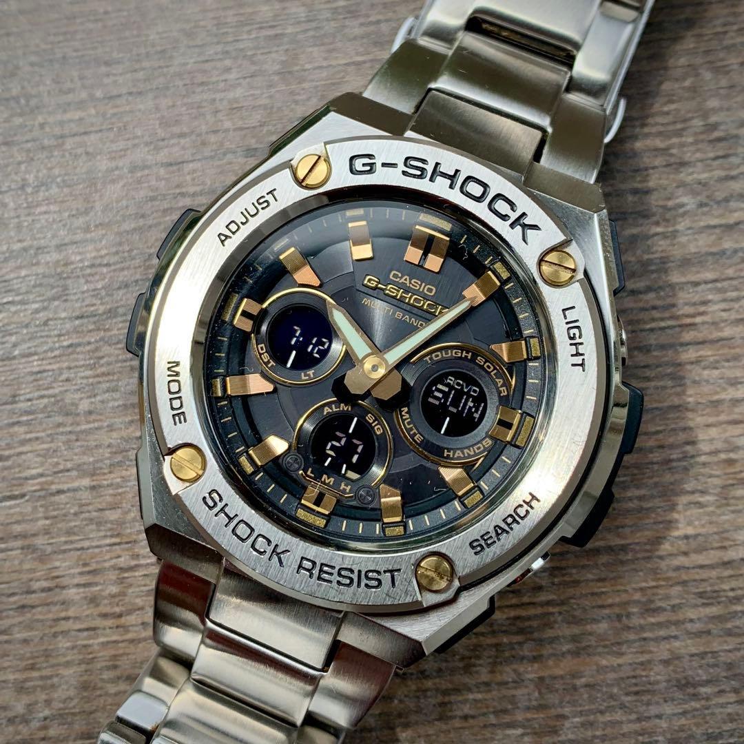 Used CASIO G-SHOCK GST-W310D Radio Solar Watch G-Shock