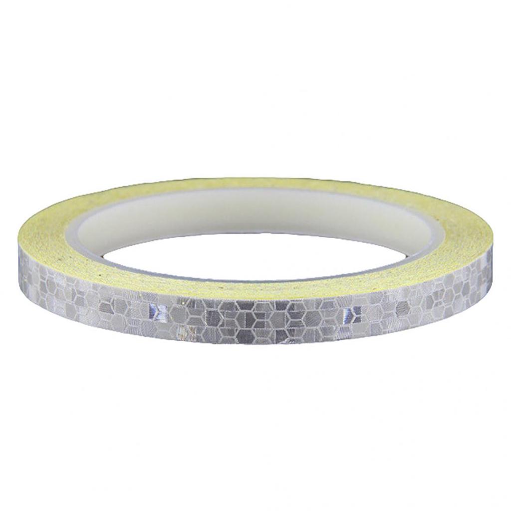 Obręcz koła rowerowego MTB Lekka naklejka odblaskowa Samoprzylepna naklejka z paskiem ostrzegawczym