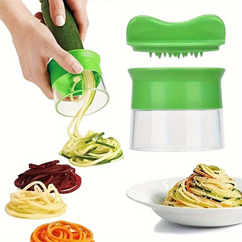 Multifunctional Kitchen Spiral Grater Single Layer Grater Chopper Vegetable Cutter Salad Tool Noodle Maker