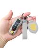 Interior Mouldings Suitable for Porsche matte gray leather key shell Macayenne 718 Paramela 911 leather keychain shell cover