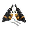 320mm 340mm 360mm 380mm 400mm Amortisseur à Air Universel Type U / Trou Rond Ressort de Suspension Arrière Scooter DirtBike Gokart Quad ATV Moto