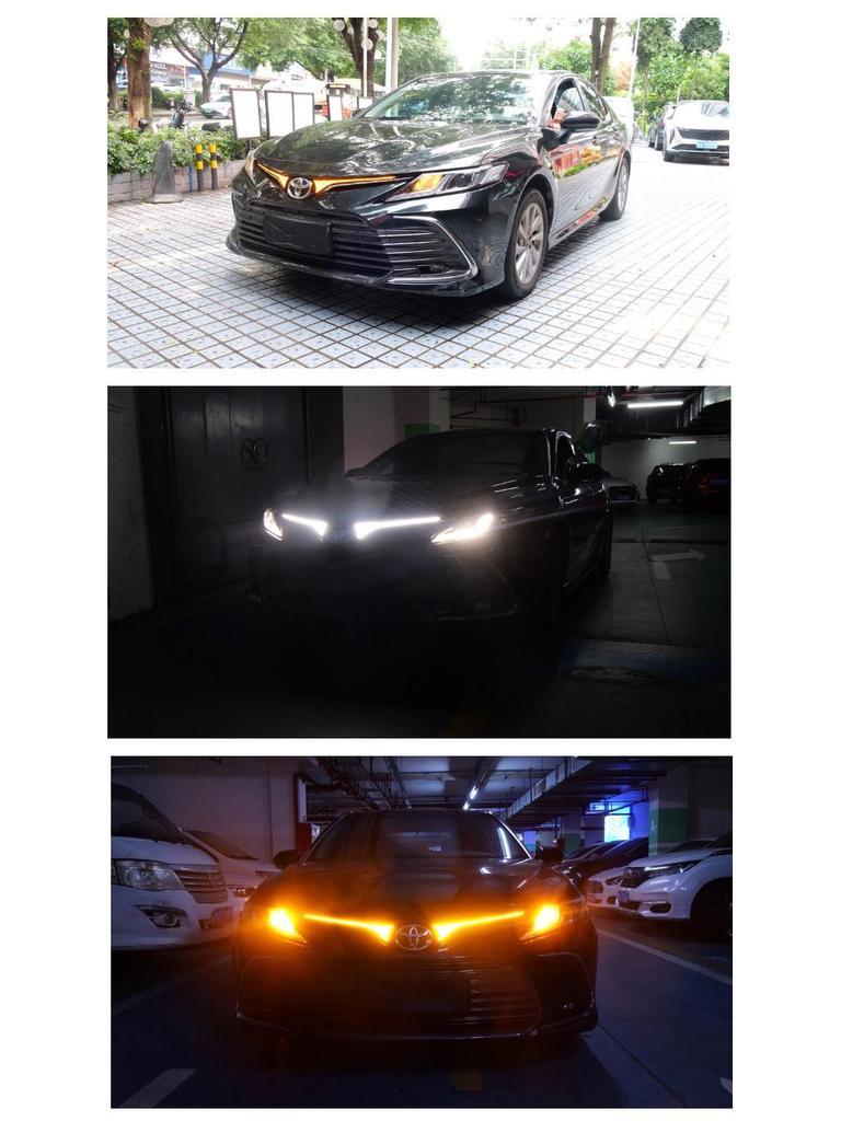 LED Grille Lights Upgrade for 2021-2023 Toyota Camry Hood