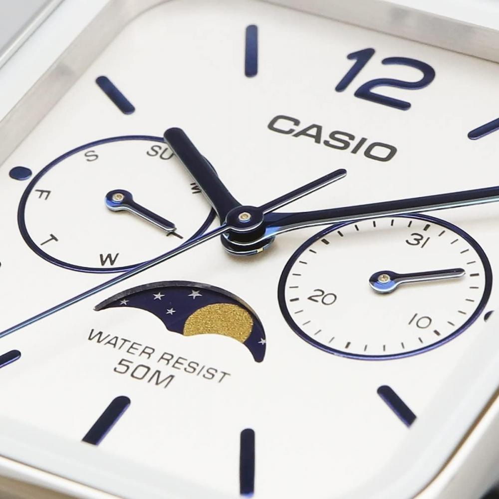 CaSio Standard Moon PhaSe Analog Men S Watch Mtp M305d 7av