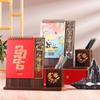 2026 Chinese Classical Style Desk Calendar: Wooden Stand, Business Gifts, Thank You Promotion, Customizable Logo Printing
