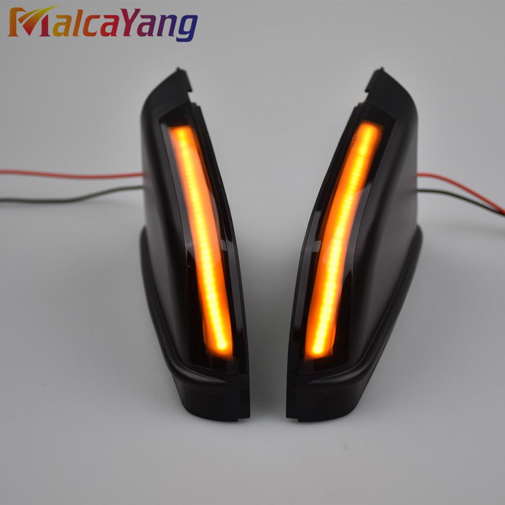 For VW Polo MK4 9N LED Rearview Mirror Indicator Blinker Light Dynamic Turn Signal For Skoda Octavia MK2 1Z 2004-2008