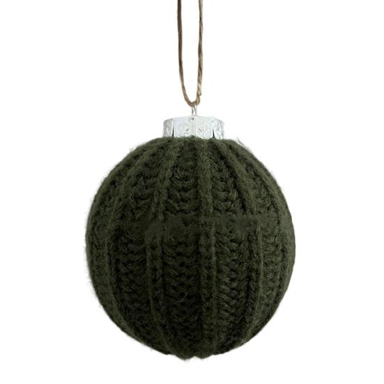 Crochet Ball Christmas Ornaments Handmade Knitted Ball Christmas Tree Ornaments Rustic Hanging Decoration for Winter Holiday Home Decor