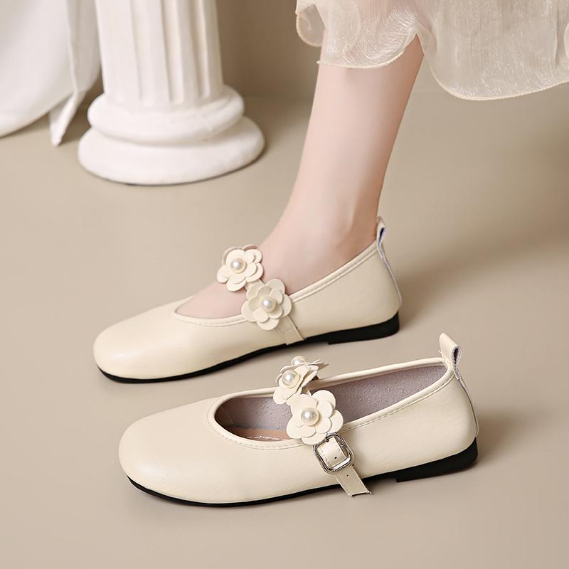 Lightweight and comfortable Plus Size Women's Shoes Comfortable Soft Bottom Decorated Summer Fairy Style Flats shoes