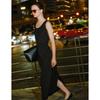 GIOVANNI VALENTINO Elegant Sleeveless Midi Dress