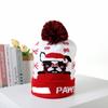 Christmas Decorations Flanged Ball Knitted Hat ED Light Hat Adult Children's Hat, Children's Glowing Christmas Hat