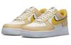 Nike Air Force 1 Low '07 Lx '82 Double Swoosh Sail Yellow Ochre Women's DX6065-171