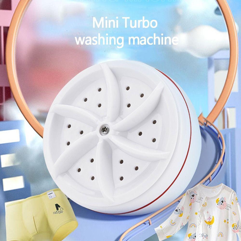 USB Mini Washing Machine Two-way Rotating Turbine Turbo Washer Travel