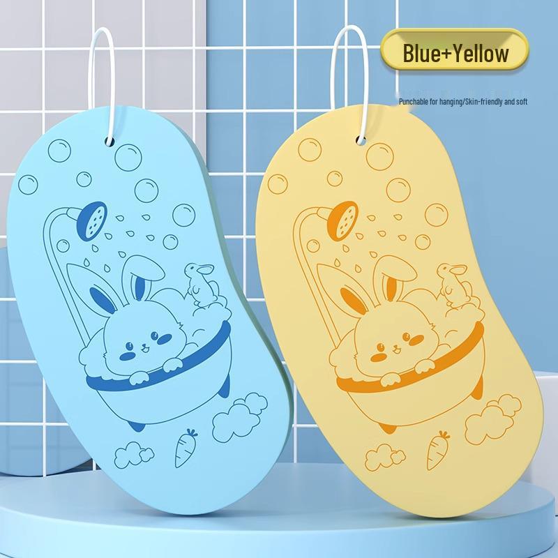 Soft Baby Bath Sponge Towel - Gentle On Skin for Kids & Women