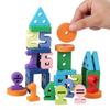 Zahlenblöcke, Zählpuzzle, Formen, sensorisches Holzspielzeug, Kleinkindspielzeug, Vorschulspielzeug, Lernaktivitäten, Spielzeug für Kinder ab 18 Monaten, Spielsets