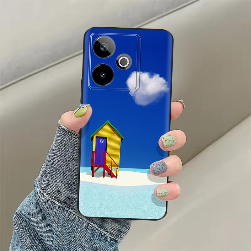 Phone Cases For Realme GT7 5G Case Cute Painted Back Cover For Realme GT 7T Silicone Cases For Realme GT 7 Pro Shockproof Shells