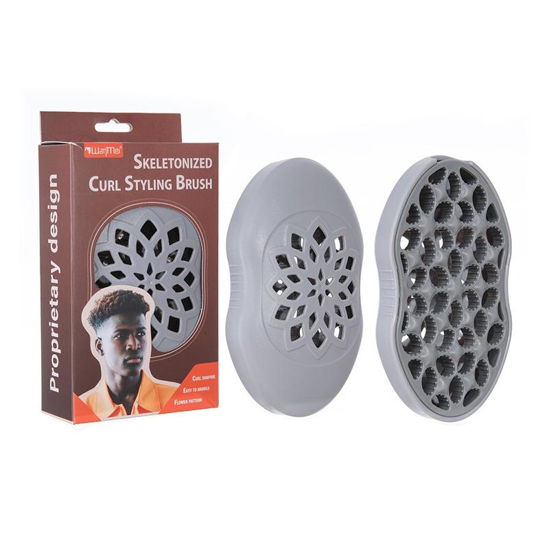 1Pcs Professional Curly African Hair Twist Brush Magic Coil Wave Wave Reusable Dreadlock Afro Hairbrush Curler Hair Styling Tool