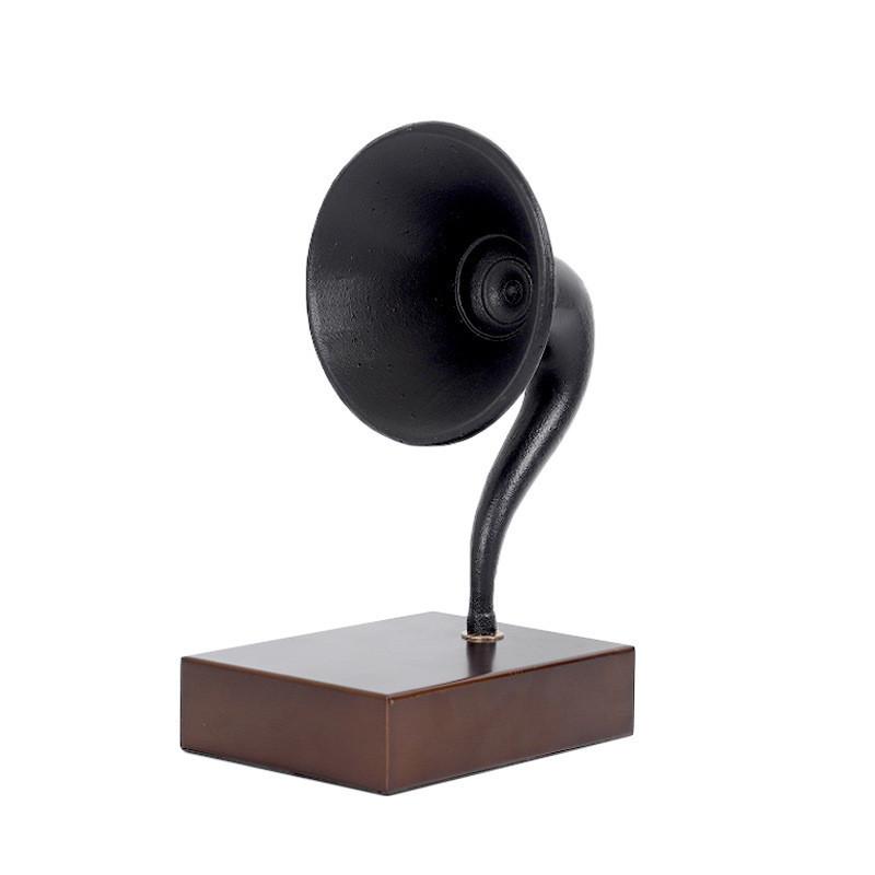 

Современная Роскошь Вертикальная Ретро Модель Фонографа Черная Виниловая Пластинка Кристальные Креативные Украшения Настольное Украшение для Кабинета Реквизит для Съемки Новинка