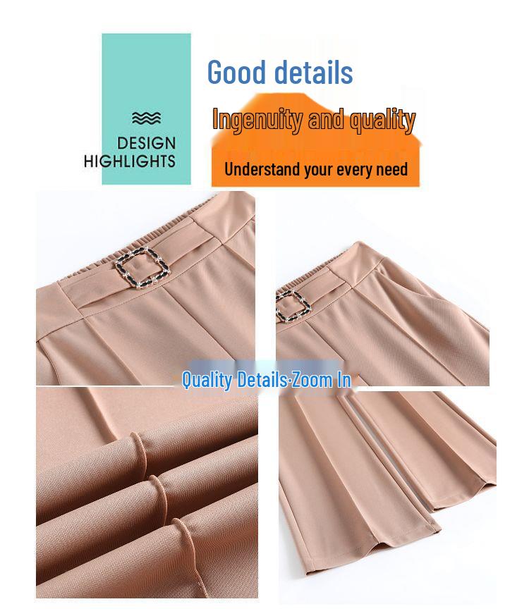 Women's High Waist Slimming Micro Flare Pants - Versatile, Elastic, Comfortable, Casual Wide Leg Drape, New Winter Style.