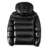 Winter New Fashion Couple Wear Men's Down Jacket Men's and Women's Short Outdoor Thickened Hooded Leave-in Jacket