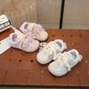 Youth Style Shoes Girls Lightweight Breathable Mesh Sneakers Soft Rubber Sole Princess Style Kids Casual Shoes Fall