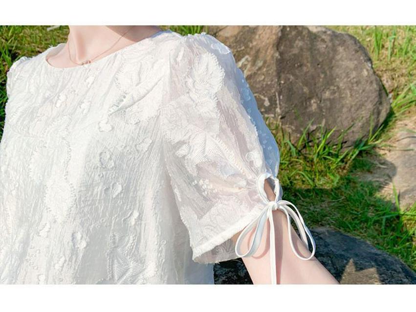 Women's Summer Chic Qipao-Inspired Ruffle Dress with Princess and Doll Design
