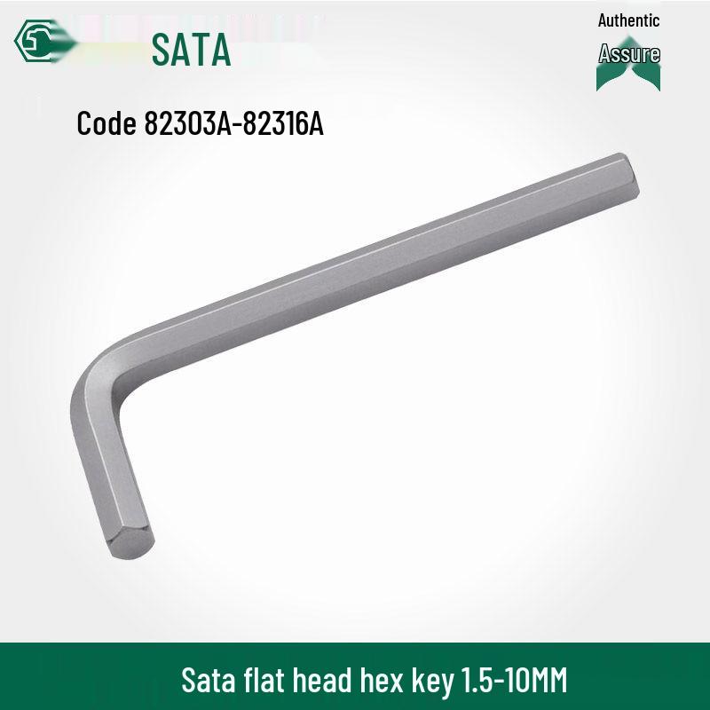 

SATA Metric Hex Key Set 82303A-82316A 1.5mm Chrome Vanadium Steel (82304A)