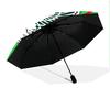 Mexico Football Art Pattern, Automatic Folding Umbrella, Portable and Foldable Design, 8 Ribs, a Christmas or Birthday Gift.