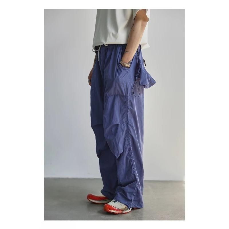 Lightweight Quick Dry Outdoor Work Trousers Men Women Summer Casual Loose Straight Leg Long Pants Mountain Hiking Bottoms
