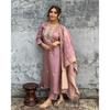 Viscose Chanderi Designer Kurti Pant Set Indian Bollywood Party Wear Kurta Set VGP-1399