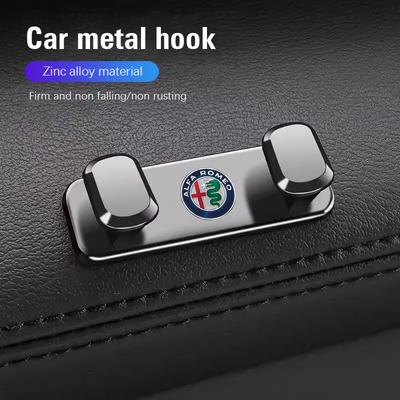 XWFF6 Cinkötvözet Autós Kampó Véletlenszerűen Felragasztható Tároló Konzol Giulietta Mito 159 Giulia Stelvio 156 147 Tonale Brera Disco-hoz
