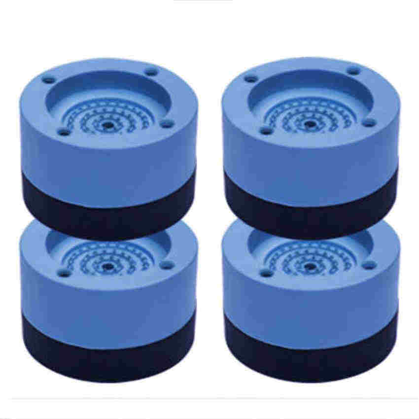 

4 Pcs Rubber Refrigerato Washing Machine Soft Pad Dryer Anti Vibration Mat Fixed Non Slip Pad синій