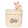 Creative Nordic Paper Bag Meaty Small Flower Pot Balcony Home Decoration Potted Table Top Mini Resin Vase