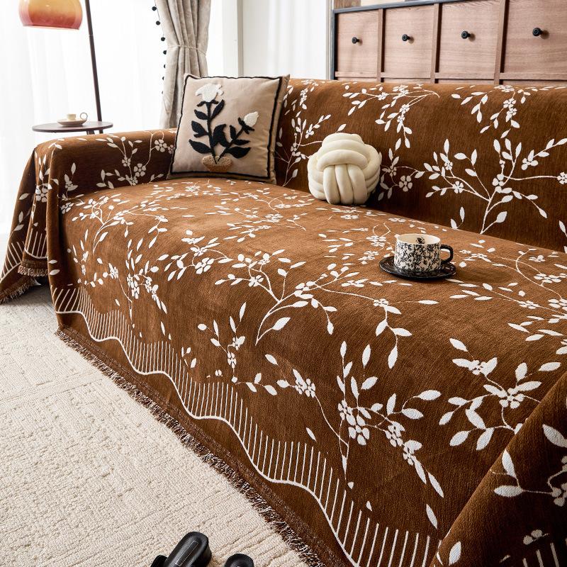 Premium sofa cover Chenier four seasons universal 2025 new sofa towel full cover sofa cover sofa cushion