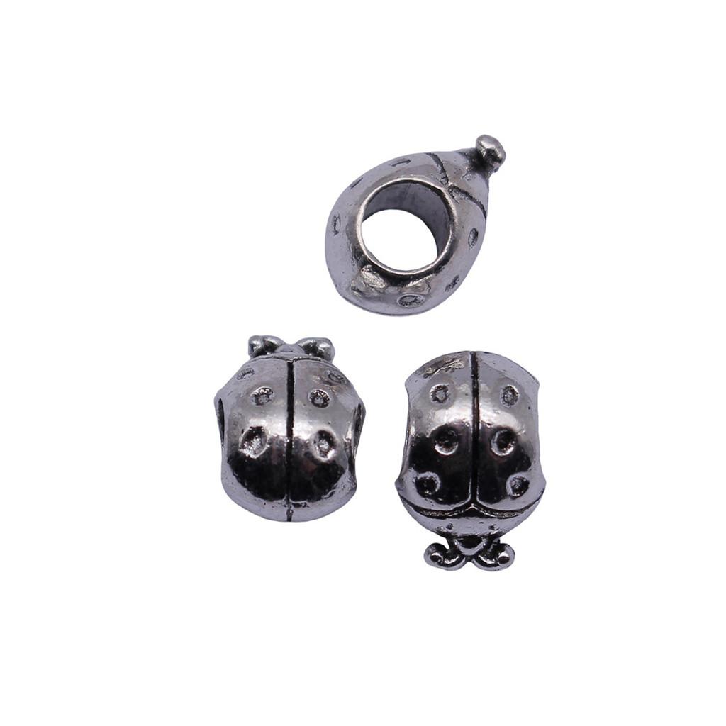 Animal Spacer Beads Large Hole Charms For Necklace Jewelry Making Starter Kit