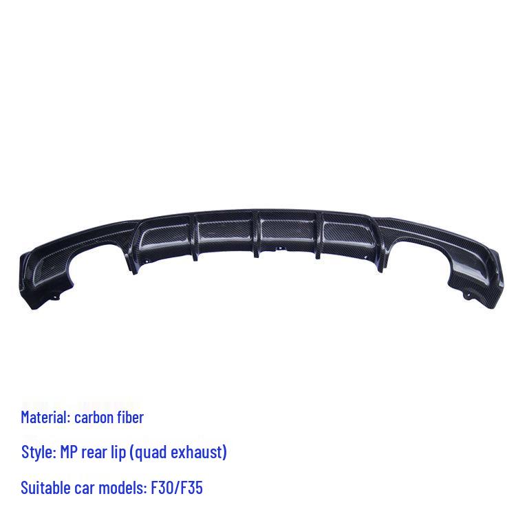 MP Style Carbon Fiber Rear Spoiler Lip for BMW F30/F35