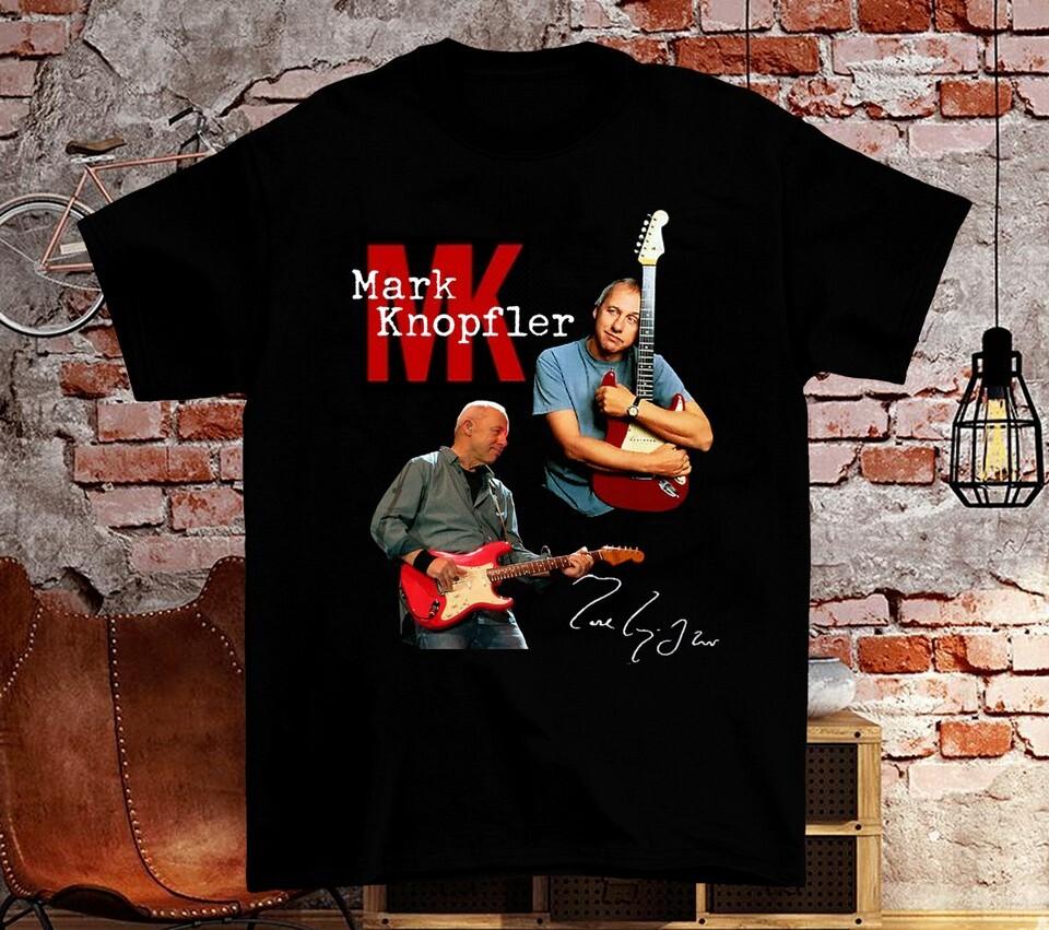 NEW Rare  MARK KNOPFLER Signature Gift For Fan Black All Size TShirt KC055 Unisex T-Shirt XXXL