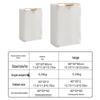 Foldable Cotton & Linen Laundry Basket with Large Capacity for Clothes and Toy Storage - Handheld Bathroom Hamper.
