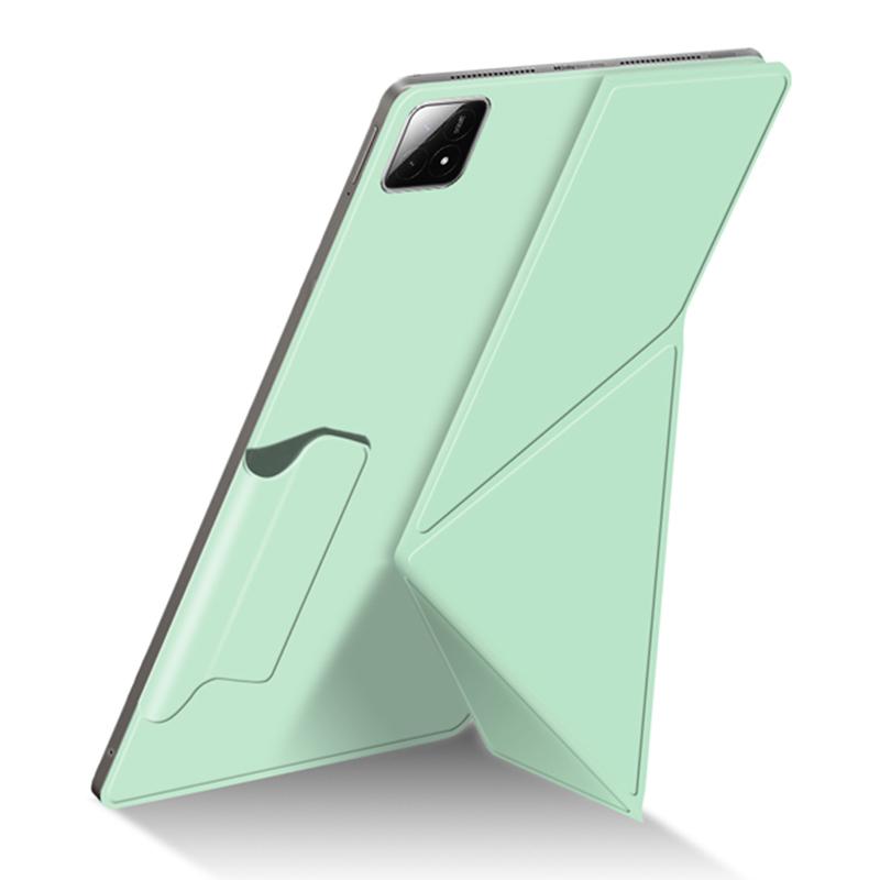 For Xiaomi Pad 6S Pro 12.4 Case Origami Stand PU Leather Flip Tablet Cover