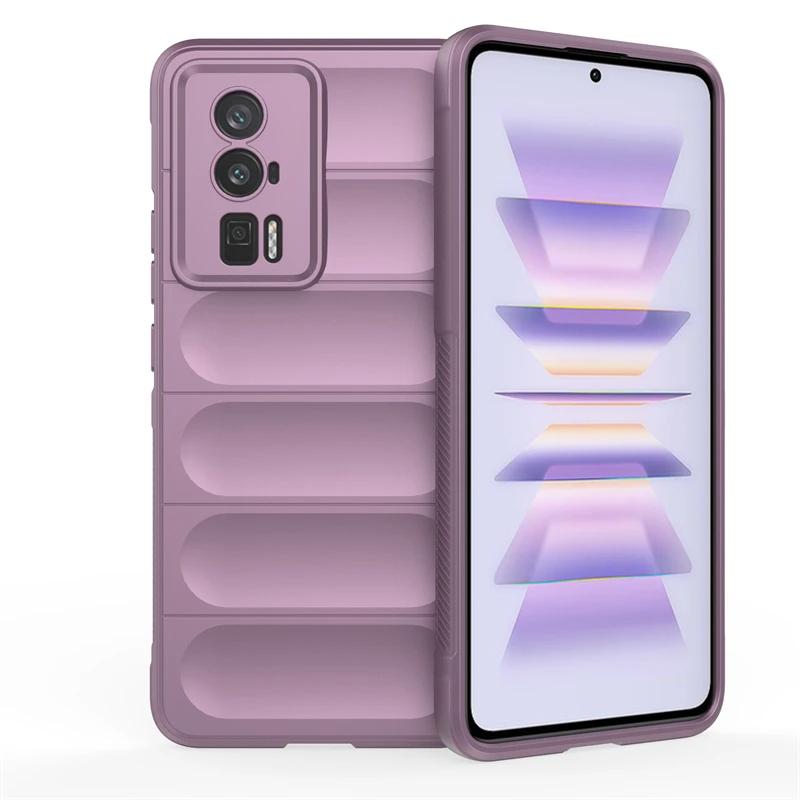 For Xiaomi Poco F5 Pro F3 F4 GT 5G Back Cover Phone Case Soft Liquid Silicone Anti-fall Shockproof Armor Protect Funda Coque