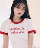 ROLAROLA Maison De Rola Ringer T-Shirt Wh+Rd