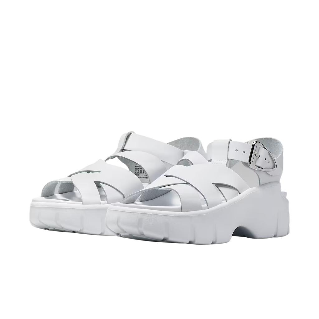 Jordan Beach Sandals Women's White/Metal Silver IB8841-100
