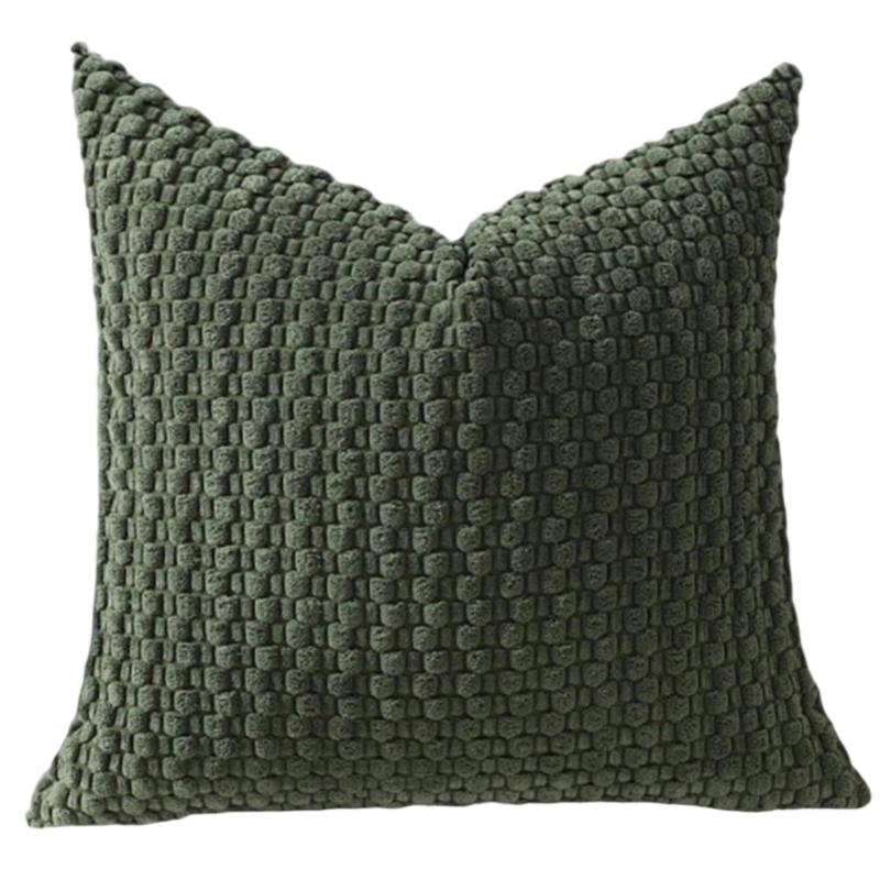 Corduroy Bubble Pillow Cushion For Home Office Sofa Bed Soft Comfortable Support Neck Back Rest