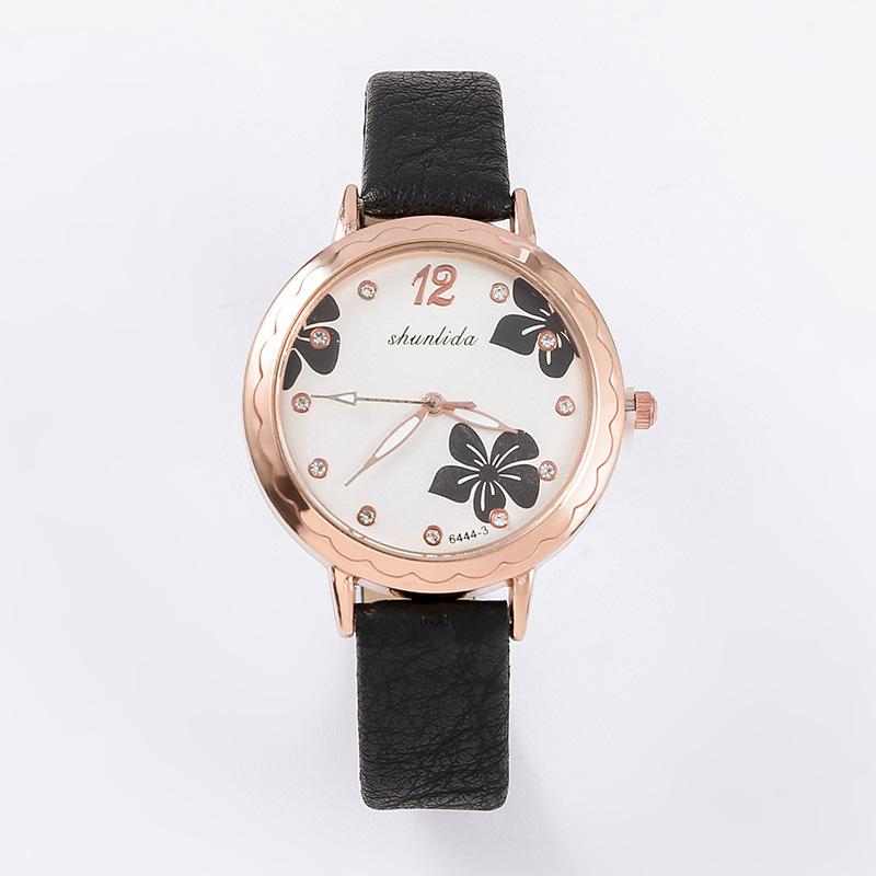 Ladies Watch Female Simple Student Belt Watch Girl Cute Casual Quartz Watch