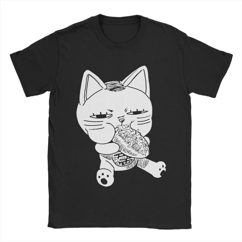 Printed Dandadan Turbo Cat Glizzy T Shirt Men's Crewneck Short Sleeve Clothing 100%Cotton Summer Top Tee